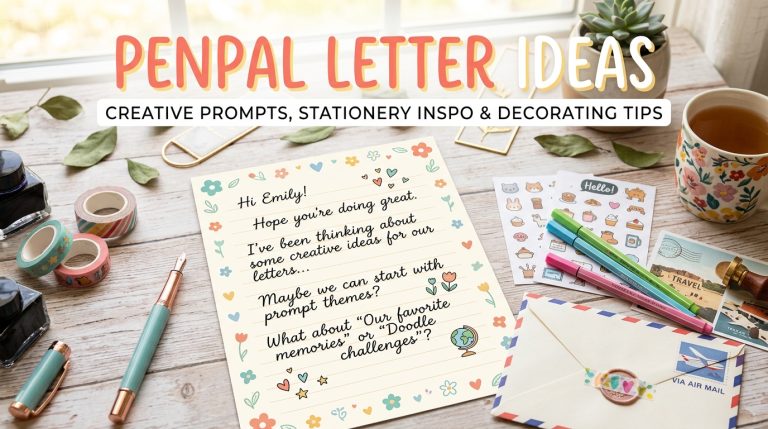 Cute Penpal Ideas to Make Snail Mail Actually Exciting Again