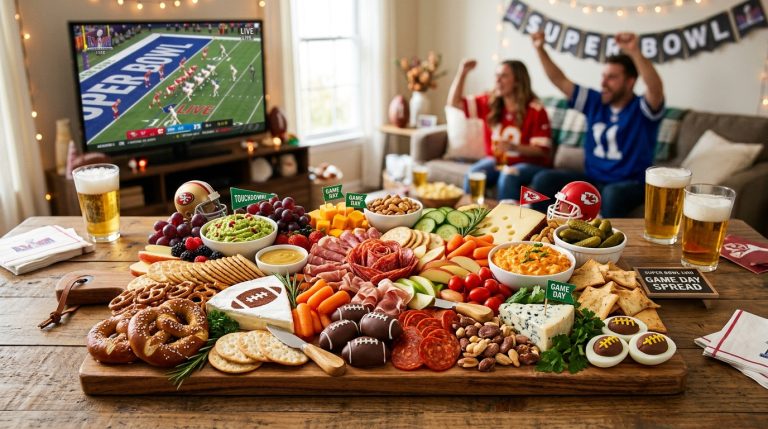 Super Bowl Charcuterie Board Recipe
