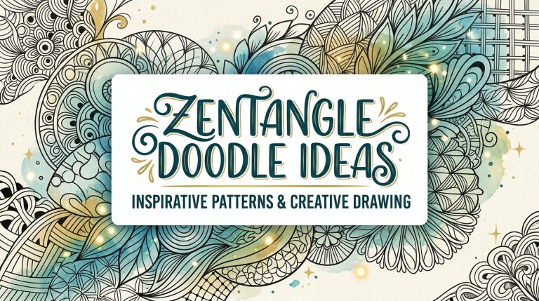 Zentangle doodle ideas you will fall in love with!
